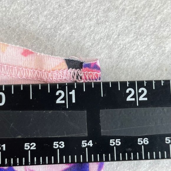 ADIDAS Womens M Multicolor Floral Birds Tropical Print Summer Tank Top - Picture 7 of 12